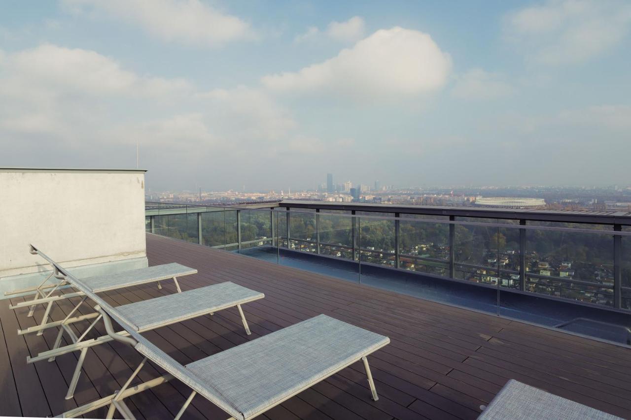 Triiiple Suites Level 21 Mit Balkon Und Tiefgarage فيينا المظهر الخارجي الصورة