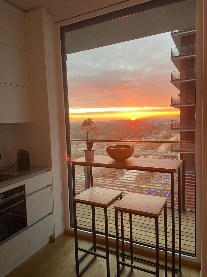 Triiiple Suites Level 21 Mit Balkon Und Tiefgarage فيينا المظهر الخارجي الصورة